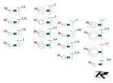 Tron 5.8/Nitron Shim & Washer Set 1 - HeliDirect